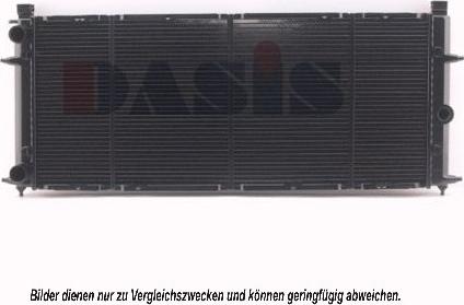 AKS Dasis 240060N - Radiator, mühərrikin soyudulması furqanavto.az