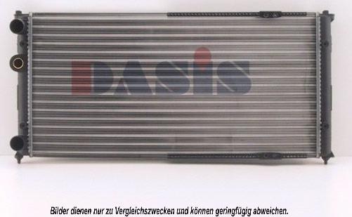 AKS Dasis 240080N - Radiator, mühərrikin soyudulması furqanavto.az