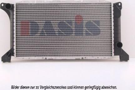 AKS Dasis 250570N - Radiator, mühərrikin soyudulması furqanavto.az