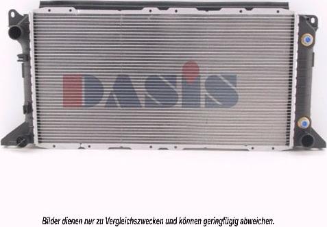 AKS Dasis 250290N - Radiator, mühərrikin soyudulması furqanavto.az