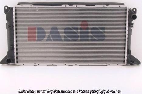 AKS Dasis 250240N - Radiator, mühərrikin soyudulması furqanavto.az