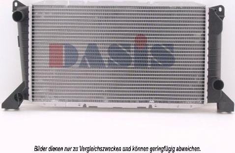 AKS Dasis 250250N - Radiator, mühərrikin soyudulması furqanavto.az