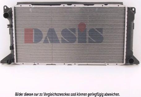 AKS Dasis 250260N - Radiator, mühərrikin soyudulması furqanavto.az