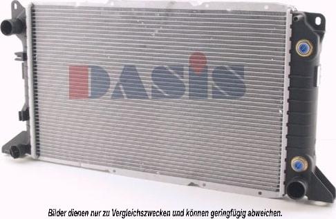 AKS Dasis 250280N - Radiator, mühərrikin soyudulması furqanavto.az