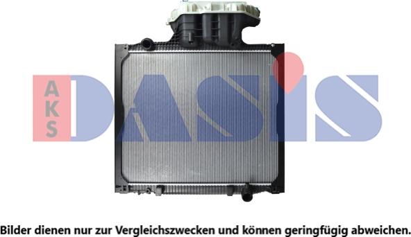 AKS Dasis 261900X - Radiator, mühərrikin soyudulması furqanavto.az