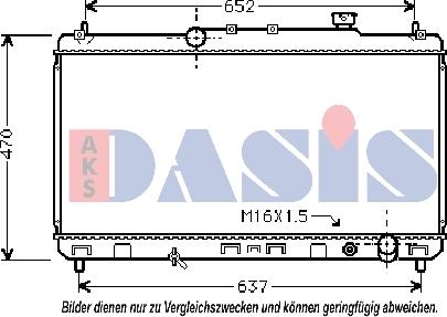 AKS Dasis 219071N - Radiator, mühərrikin soyudulması furqanavto.az