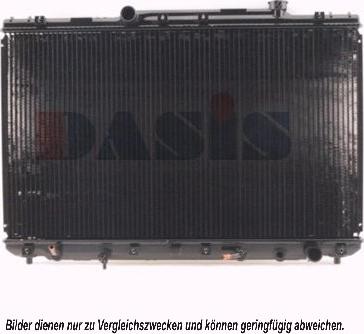 AKS Dasis 210950N - Radiator, mühərrikin soyudulması furqanavto.az
