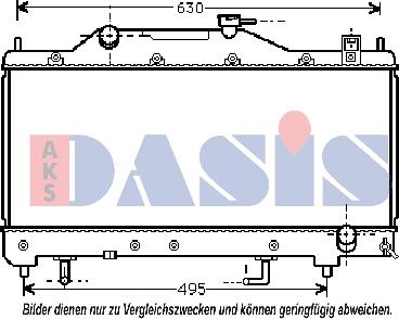 AKS Dasis 210091N - Radiator, mühərrikin soyudulması furqanavto.az