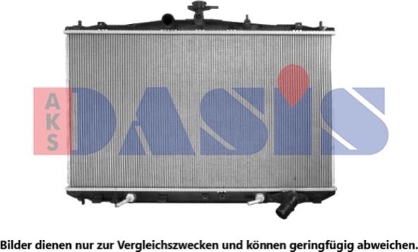 AKS Dasis 210019N - Radiator, mühərrikin soyudulması furqanavto.az
