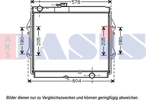 AKS Dasis 210245N - Radiator, mühərrikin soyudulması furqanavto.az