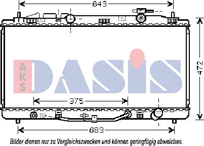 AKS Dasis 210209N - Radiator, mühərrikin soyudulması furqanavto.az