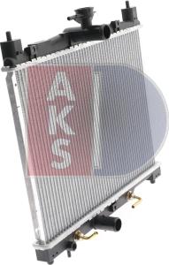 AKS Dasis 210201N - Radiator, mühərrikin soyudulması furqanavto.az