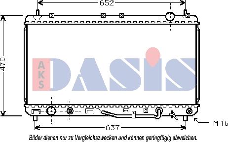 AKS Dasis 211970N - Radiator, mühərrikin soyudulması furqanavto.az