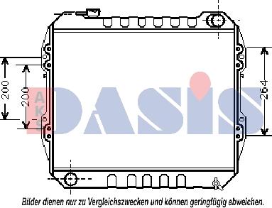 AKS Dasis 213090N - Radiator, mühərrikin soyudulması furqanavto.az