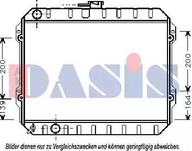 AKS Dasis 213050N - Radiator, mühərrikin soyudulması furqanavto.az