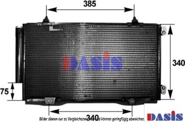 AKS Dasis 212980N - Kondenser, kondisioner furqanavto.az