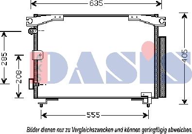 AKS Dasis 212920N - Kondenser, kondisioner furqanavto.az