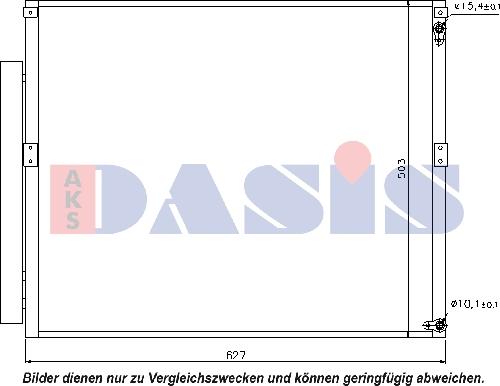 AKS Dasis 212049N - Kondenser, kondisioner furqanavto.az