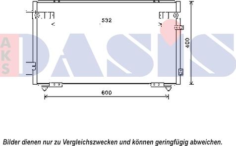 AKS Dasis 212086N - Kondenser, kondisioner furqanavto.az