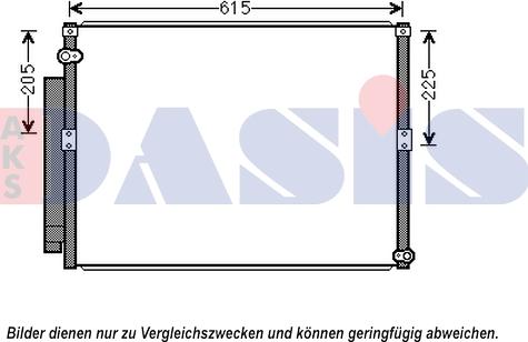 AKS Dasis 212087N - Kondenser, kondisioner furqanavto.az