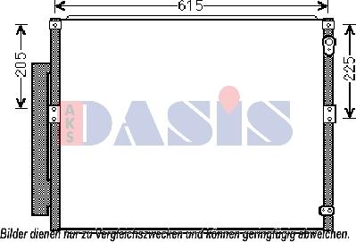 AKS Dasis 212073N - Kondenser, kondisioner furqanavto.az