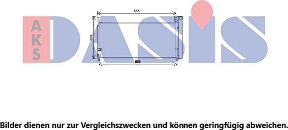 AKS Dasis 212126N - Kondenser, kondisioner furqanavto.az