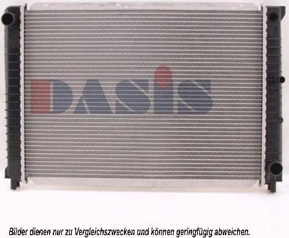 AKS Dasis 220020N - Radiator, mühərrikin soyudulması furqanavto.az