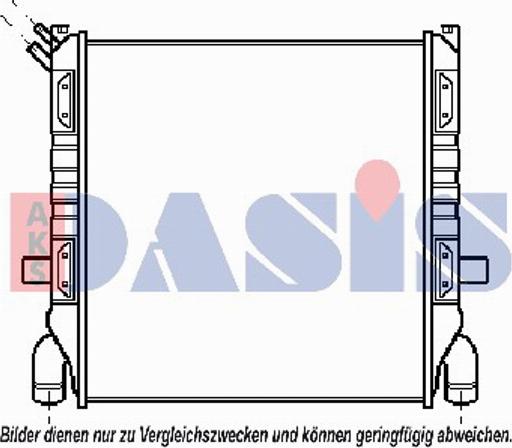 AKS Dasis 270050T - Radiator, mühərrikin soyudulması furqanavto.az