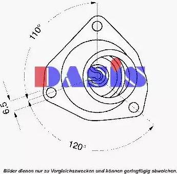 AKS Dasis 750943N - Termostat, soyuducu furqanavto.az