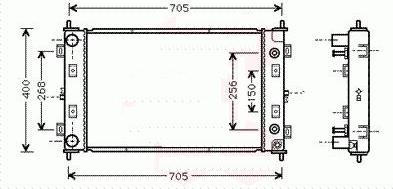 Allmakes 4741108 - Radiator, mühərrikin soyudulması furqanavto.az