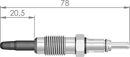 A-N PARTS 091 391 - Glow Plug, köməkçi qızdırıcı furqanavto.az