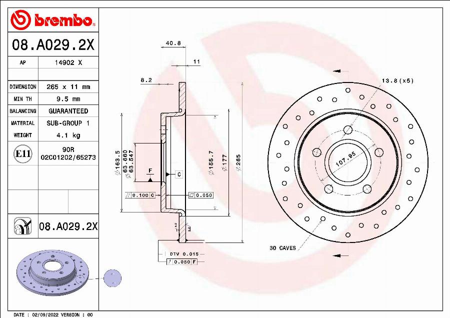 AP 14902 X - Əyləc Diski furqanavto.az