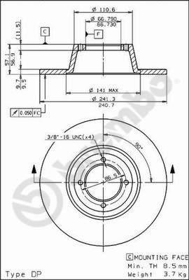 AP 14424 - Əyləc Diski furqanavto.az