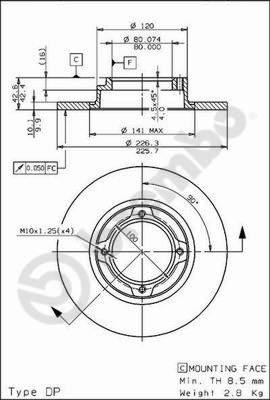 AP 14675 - Əyləc Diski furqanavto.az