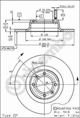 AP 14058 - Əyləc Diski furqanavto.az