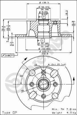 AP 14034 - Əyləc Diski furqanavto.az