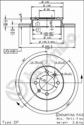 AP 14118 - Əyləc Diski furqanavto.az