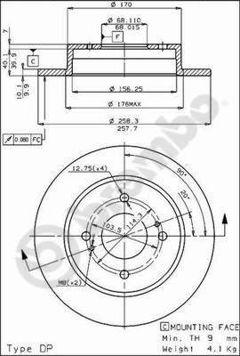 AP 14124 - Əyləc Diski furqanavto.az