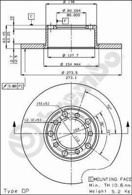 AP 15600 - Əyləc Diski furqanavto.az