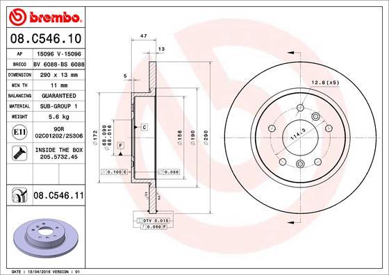 AP 15096 V - Əyləc Diski furqanavto.az