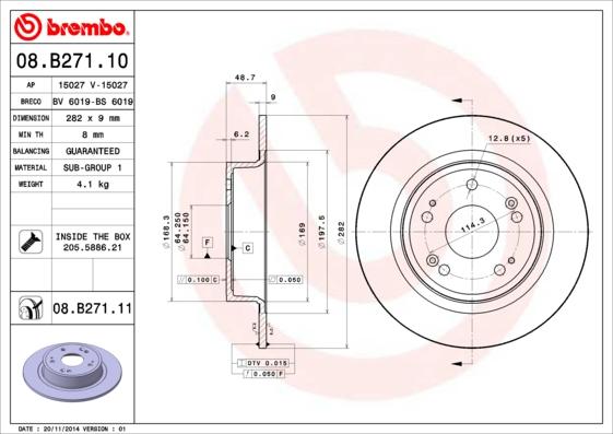 AP 15027 V - Əyləc Diski furqanavto.az