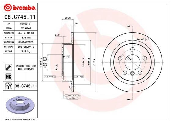 AP 15150V - Əyləc Diski furqanavto.az