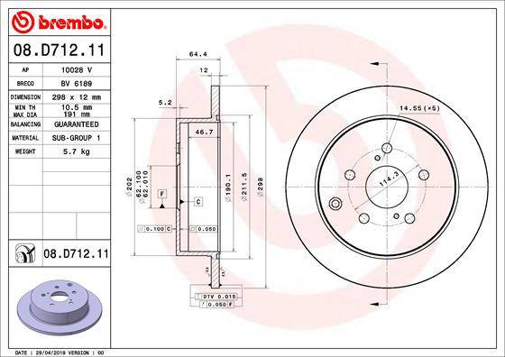 AP 10028V - Əyləc Diski furqanavto.az