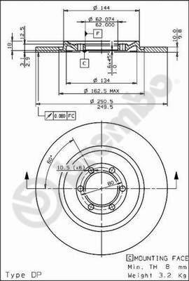 AP 34094 - Əyləc Diski furqanavto.az