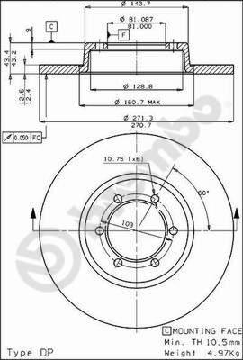 AP 34097 - Əyləc Diski furqanavto.az