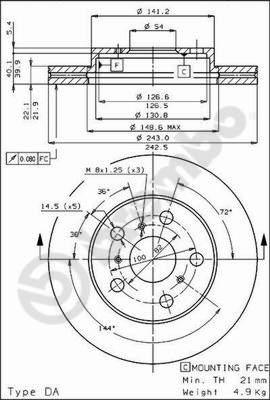 AP 29004 - Əyləc Diski furqanavto.az