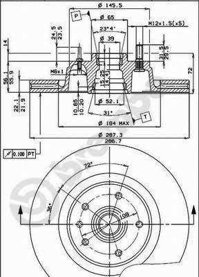 AP 29007 - Əyləc Diski furqanavto.az