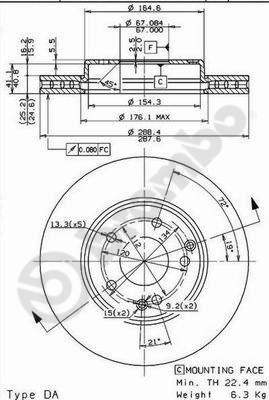 AP 24903 - Əyləc Diski furqanavto.az