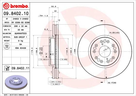 AP 24902 V - Əyləc Diski furqanavto.az