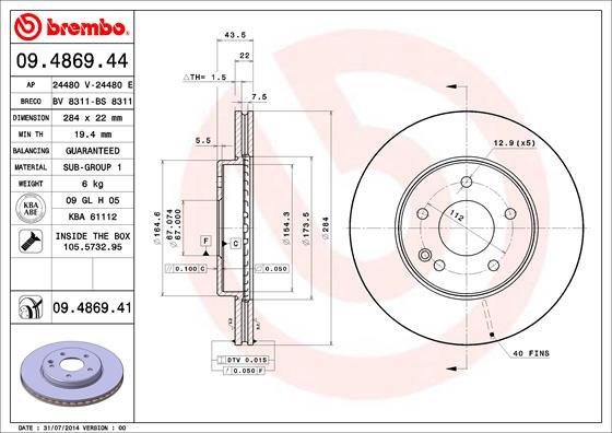 AP 24480 V - Əyləc Diski furqanavto.az